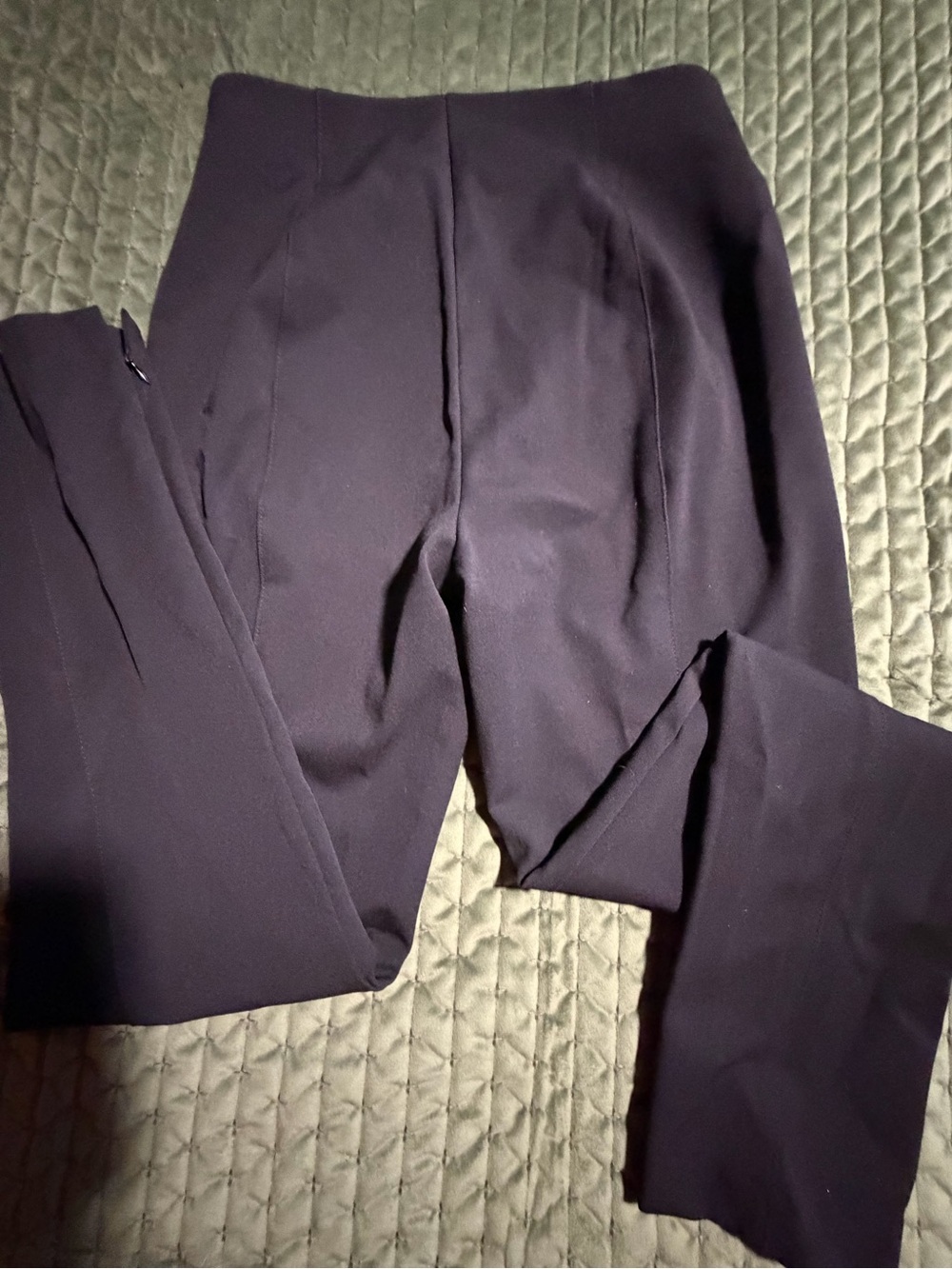 Ann Taylor Audrey Curvy Black Pants Slacks Pull on Size 8